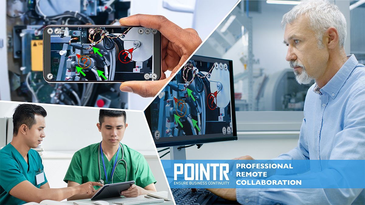 POINTR for hospitals for maintenance of medical equipment!